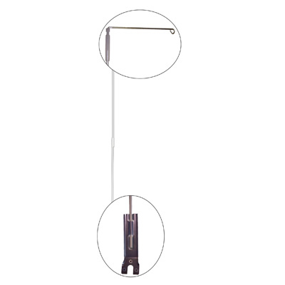 The Redi-pole can be mounted at any angle.